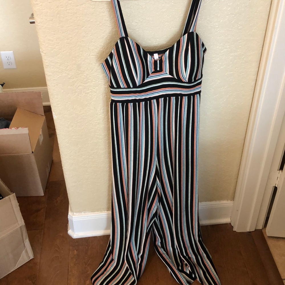 Stripped romper